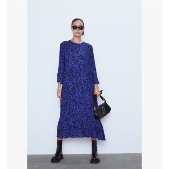 NWT Zara Animal Print Dress - Size XS - Picture 2 of 8